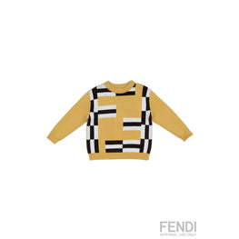 옐로우 FF 로고 니트