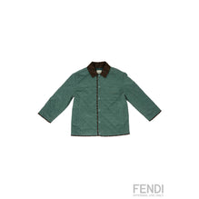 그린 퀼팅 자켓