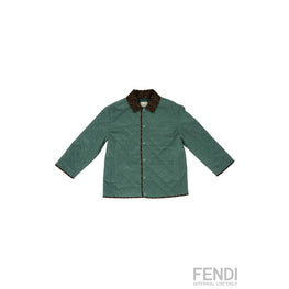 그린 퀼팅 자켓