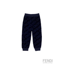 네이비 FF 로고 팬츠