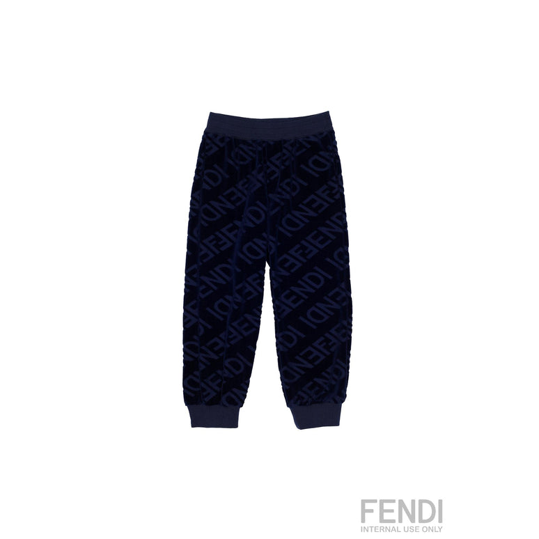 네이비 FF 로고 팬츠