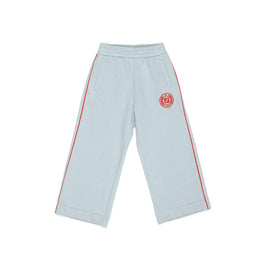 스카이블루 로고 자수 코튼 팬츠