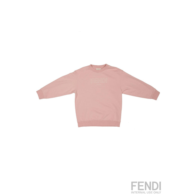 로고 자수 스웻셔츠