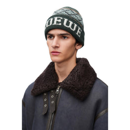 BEANIE_WOOL/POLYAMIDE_GREEN/MULTICOLOR