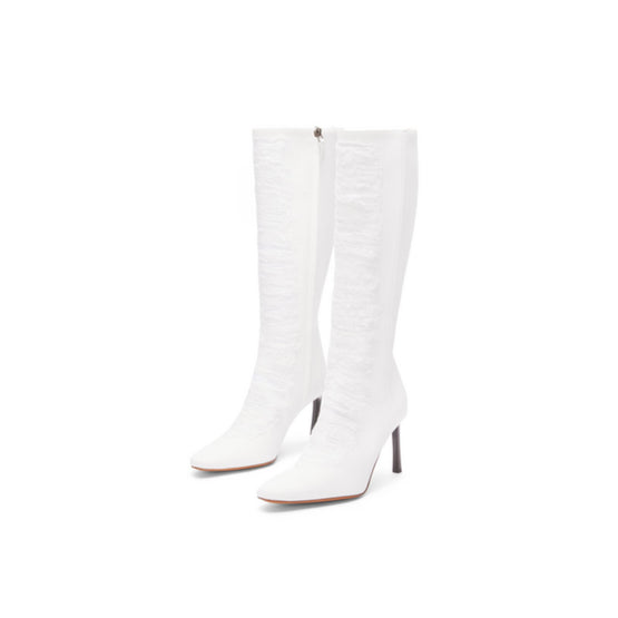 RIPPED DENIM  BOOT 90_DENIM_WHITE