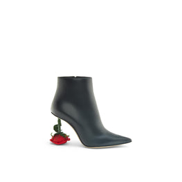 ROSE HEEL BOOT 100_CALF_BLACK