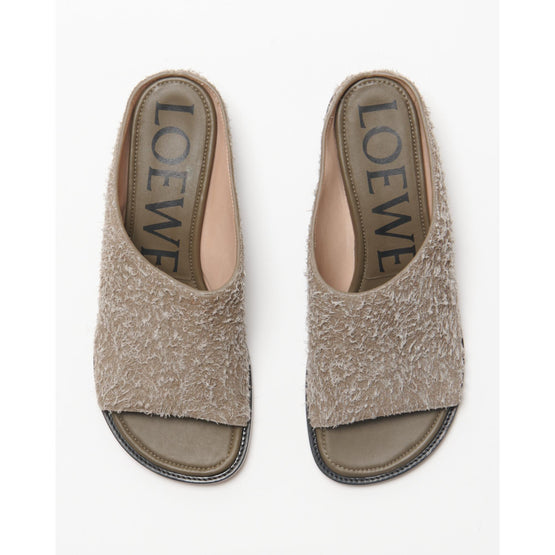 LADERA MULE 40_BRUSHED SUEDE_KHAKI GREEN