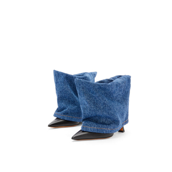 DENIM FOLDED BOOT 90_DENIM/CALF_WASHED DENIM