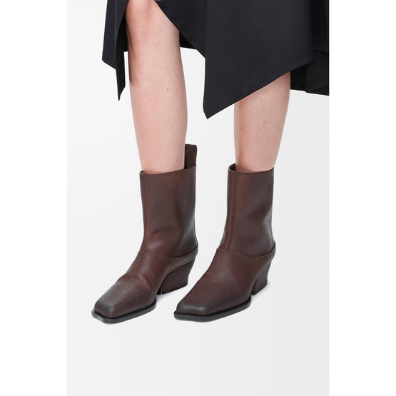 ONDA BOOTIE 45_CALF_DARK BROWN