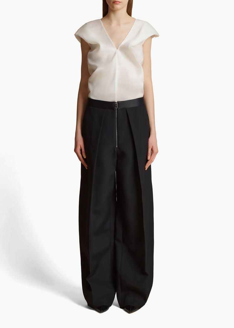 마린 팬츠 블랙