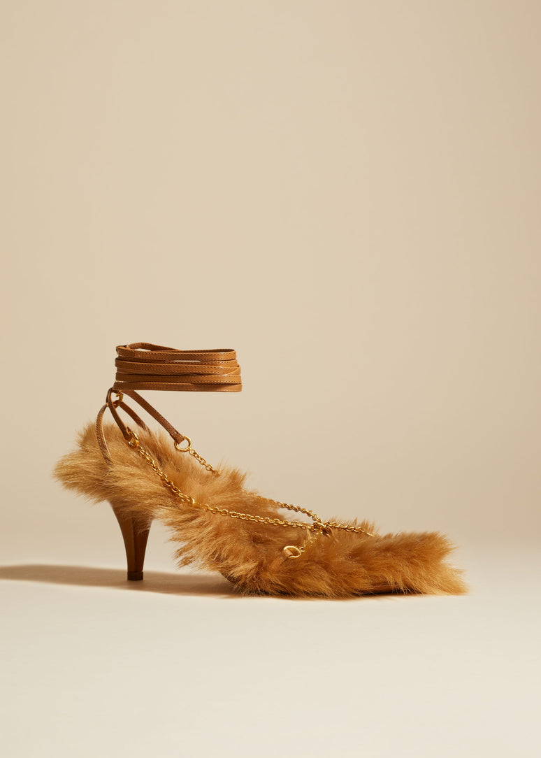 마리온 샌들 누가트 시어링 체인 장식