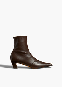 네바다 스트레치 로우 부츠 다크 브라운 나파 가죽