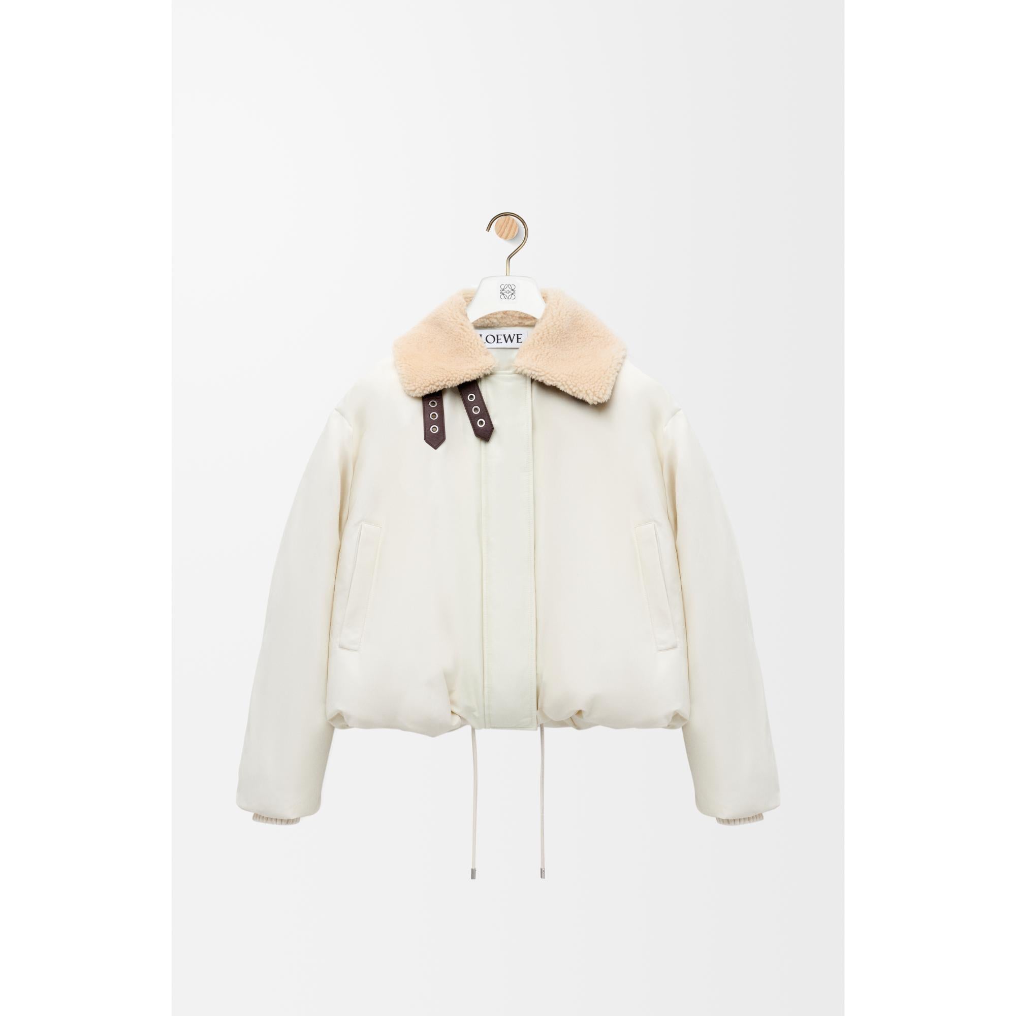 [STAFF ONLY] PUFFER JACKET_COTTON/POLYAMIDE_IVORY
