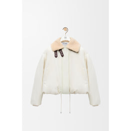 [STAFF ONLY] PUFFER JACKET_COTTON/POLYAMIDE_IVORY