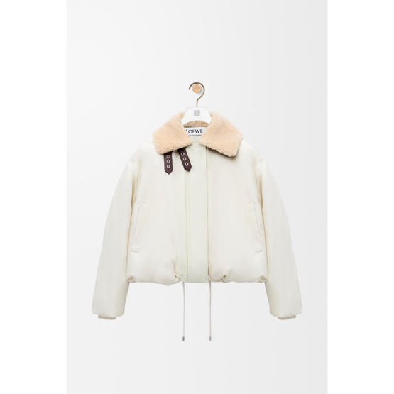 [STAFF ONLY] PUFFER JACKET_COTTON/POLYAMIDE_IVORY