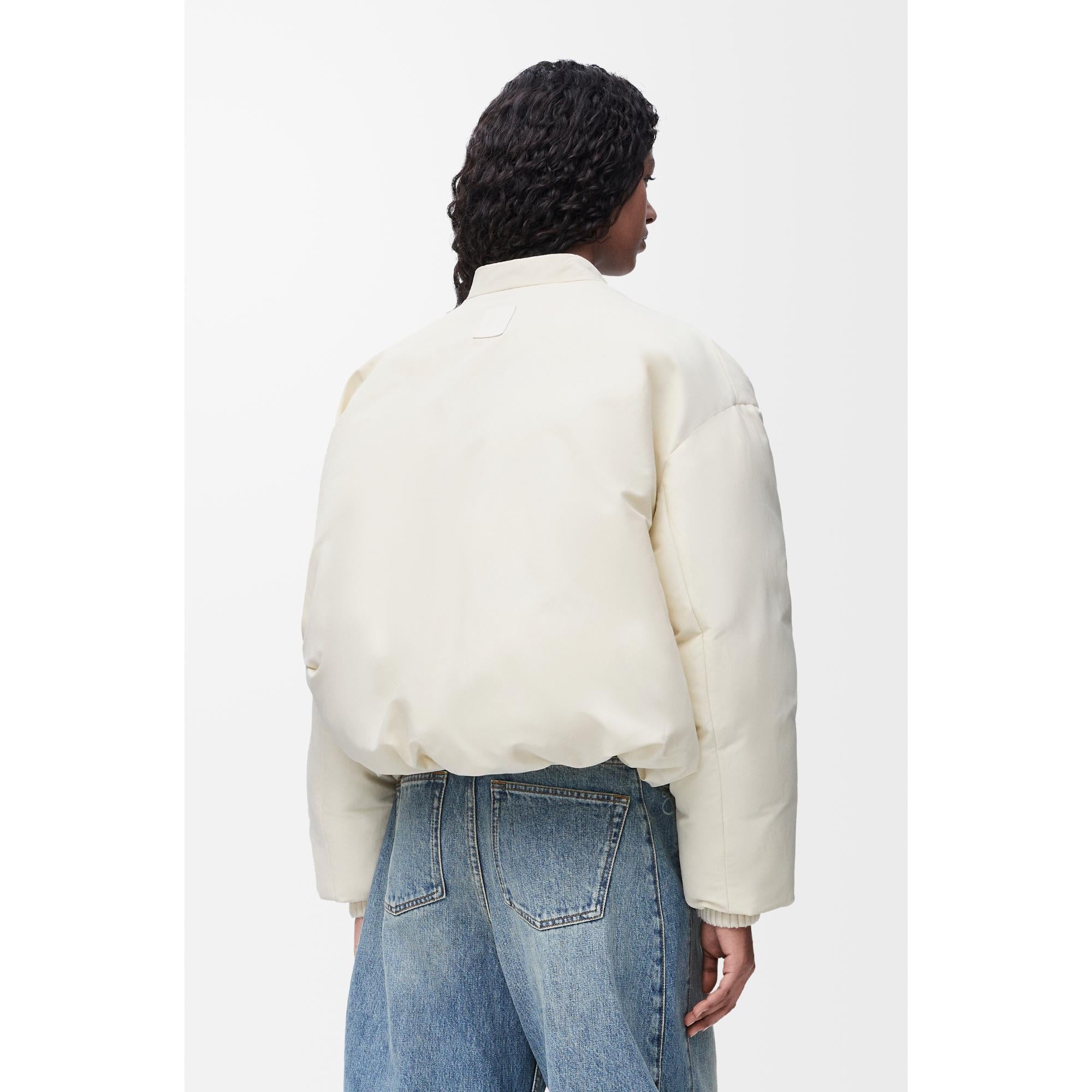 [STAFF ONLY] PUFFER JACKET_COTTON/POLYAMIDE_IVORY