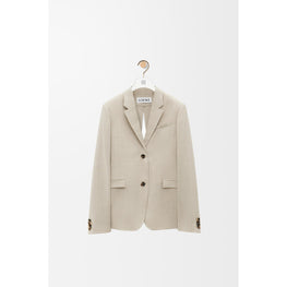 [STAFF ONLY] TAILORED JACKET_WOOL_LIGHT BEIGE MELANGE