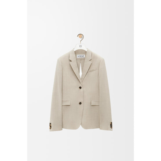 [STAFF ONLY] TAILORED JACKET_WOOL_LIGHT BEIGE MELANGE