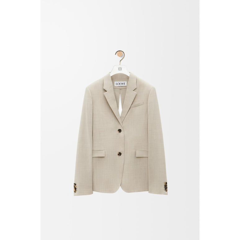 [STAFF ONLY] TAILORED JACKET_WOOL_LIGHT BEIGE MELANGE
