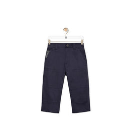 CROPPED TROUSERS_COTTON/POLYURETHANE_MIDNIGHT BLUE