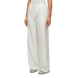 PYJAMA TROUSERS_SILK/COTTON_WHITE/GREY/MULTICOLOR