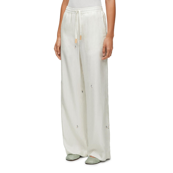 PYJAMA TROUSERS_SILK/COTTON_WHITE/GREY/MULTICOLOR