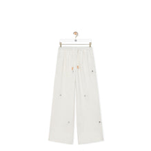 PYJAMA TROUSERS_SILK/COTTON_WHITE/GREY/MULTICOLOR