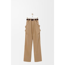 [STAFF ONLY] DRAPED TROUSERS_COTON_TAOS TAUPE