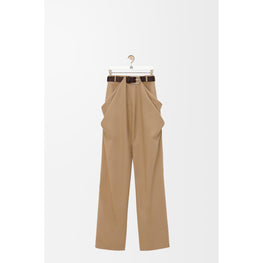 [STAFF ONLY] DRAPED TROUSERS_COTON_TAOS TAUPE