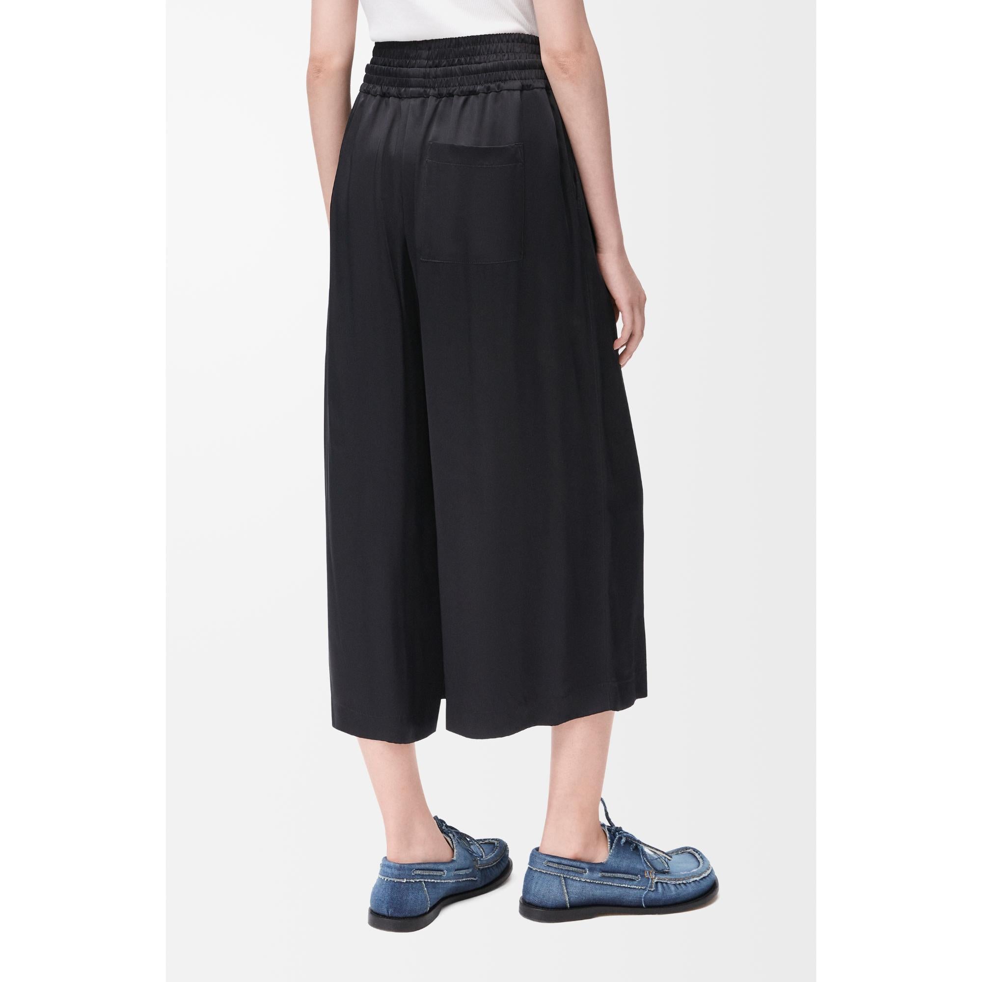 CROPPED TROUSERS_VISCOSE_BLACK