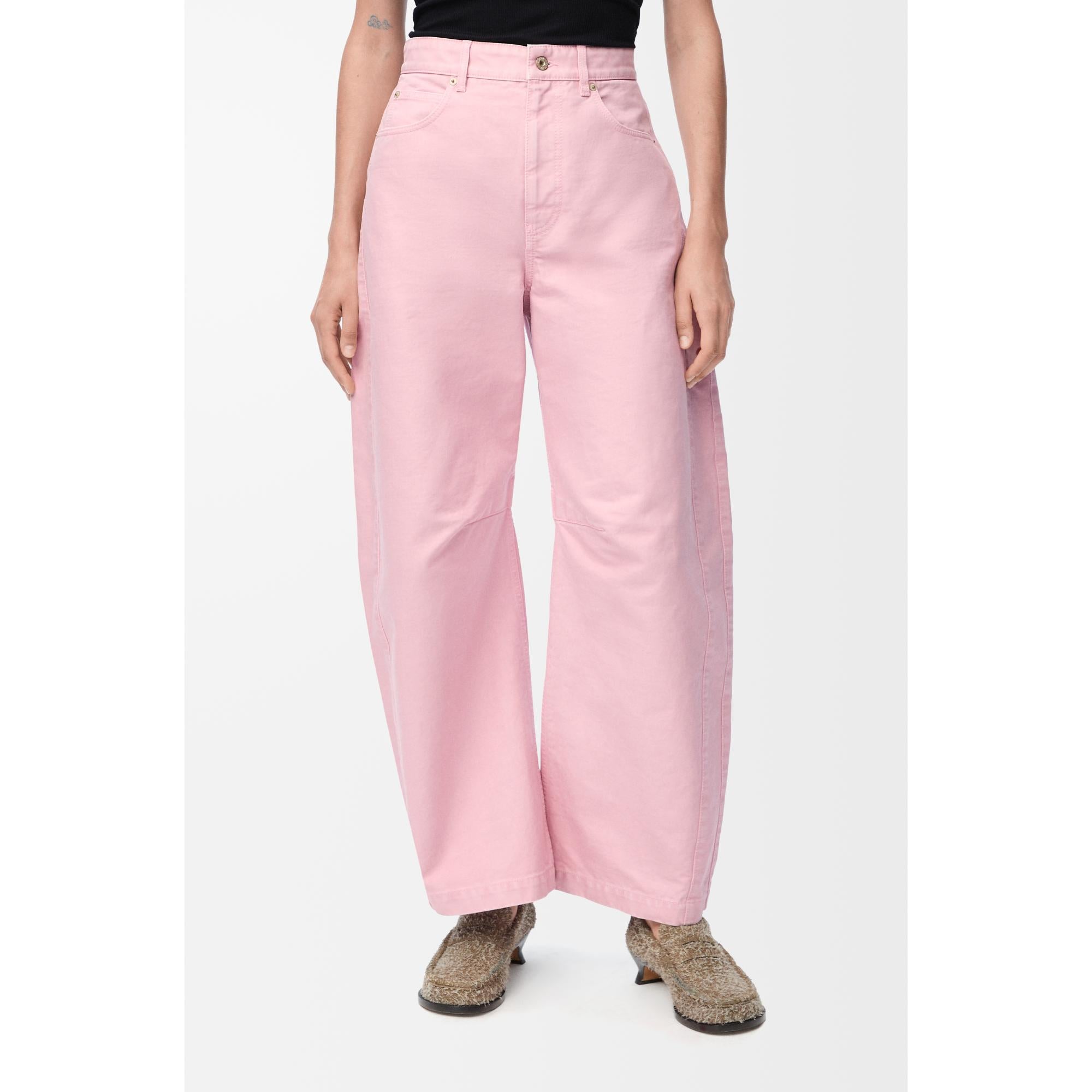 [STAFF ONLY] BARREL TROUSERS AF_COTTON_PINK