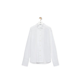 PLEATED SHIRT_COTON_OPTIC WHITE