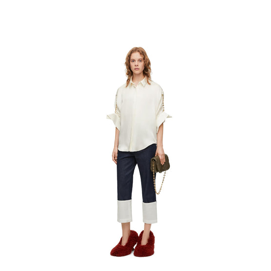 CHAIN SHIRT_SILK_IVORY