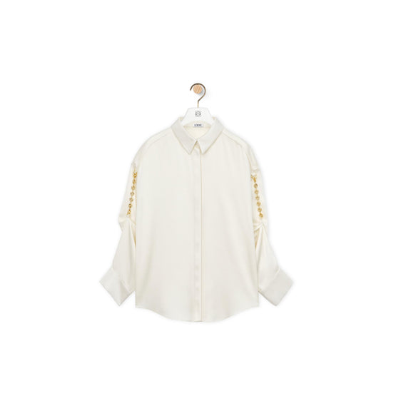 CHAIN SHIRT_SILK_IVORY