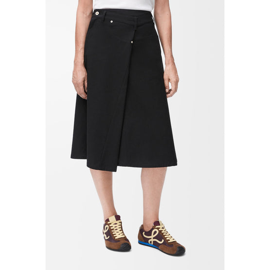 [STAFF ONLY] DECONSTRUCTED SKIRT_COTTON_BLACK