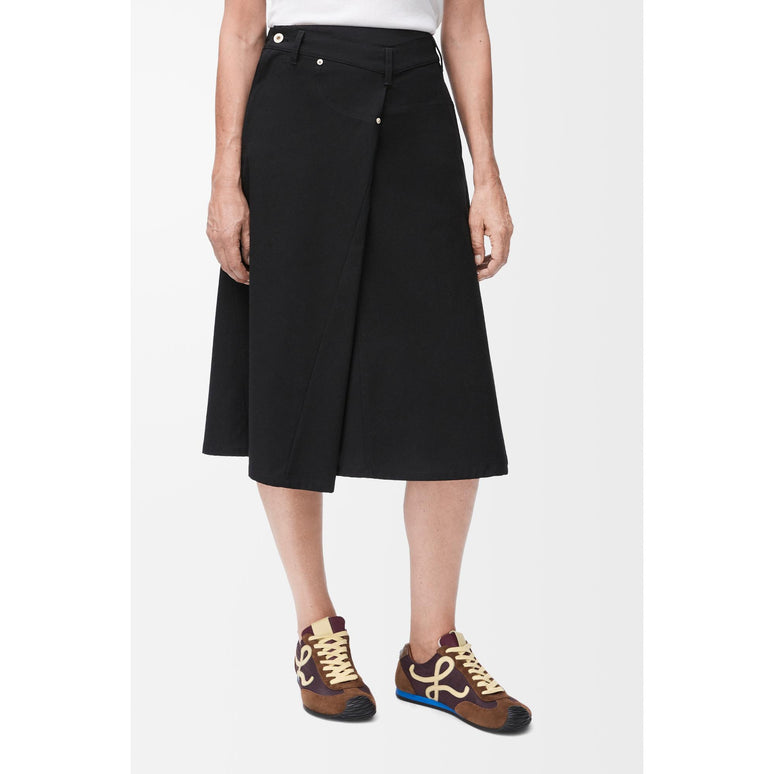 [STAFF ONLY] DECONSTRUCTED SKIRT_COTTON_BLACK
