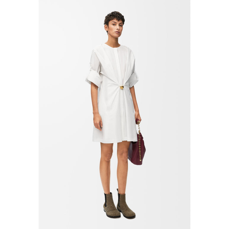 PEBBLE DRESS_COTON_OPTIC WHITE
