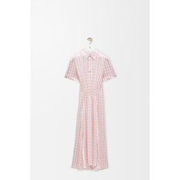 [STAFF ONLY] POLO DRESS_SILK_WHITE/PINK