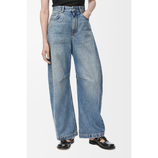 [STAFF ONLY] ANAGRAM BARREL JEANS AF_COTTON_WASHED DENIM