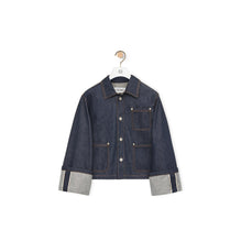 FISHERMAN TURN-UP JACKET_COTON_RAW DENIM