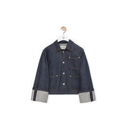 FISHERMAN TURN-UP JACKET_COTON_RAW DENIM