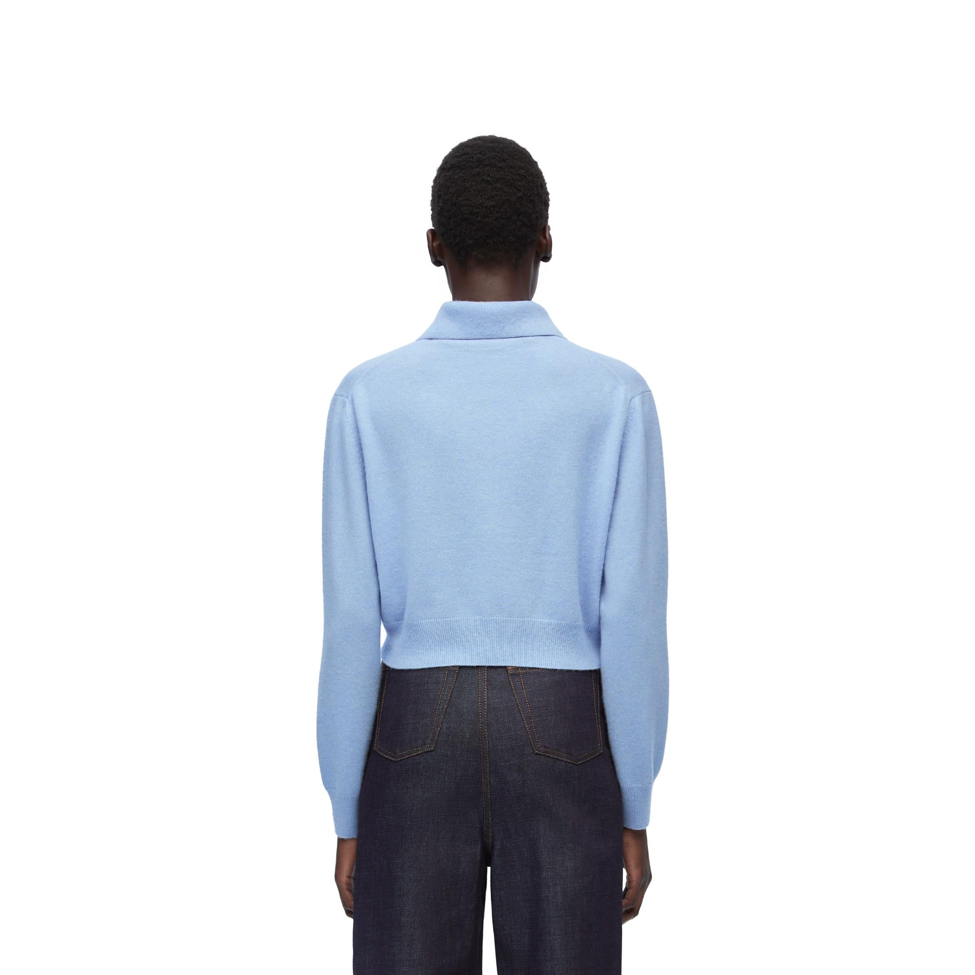 POLO SWEATER_CASHMERE_LIGHT BLUE
