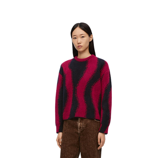 SWEATER_WOOL/POLYAMIDE_NAVY/RED