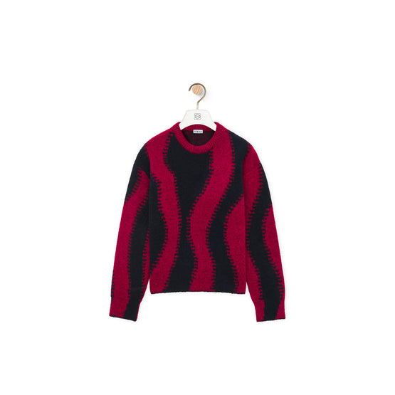 SWEATER_WOOL/POLYAMIDE_NAVY/RED