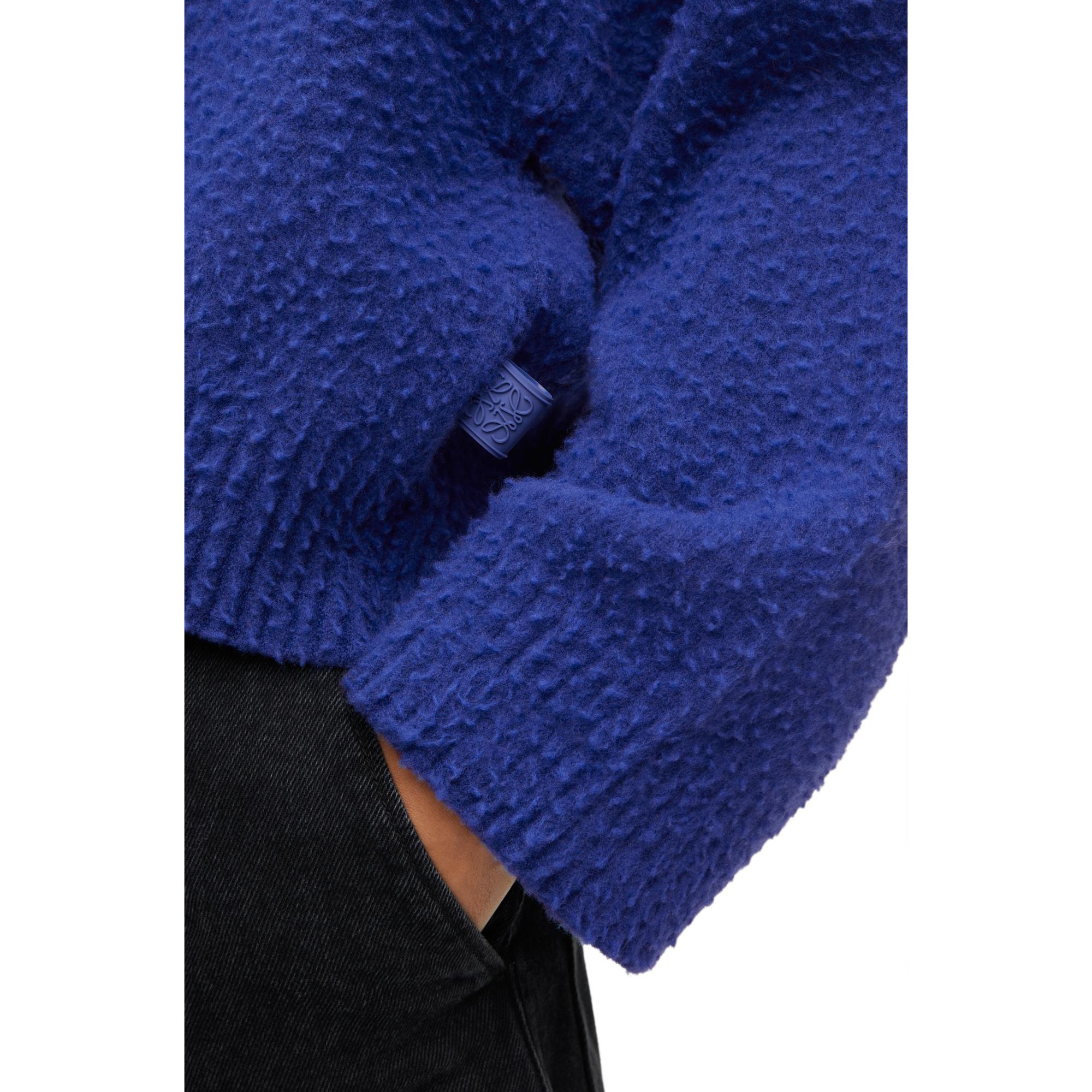 CROPPED SWEATER_WOOL/POLYAMIDE_BLUE