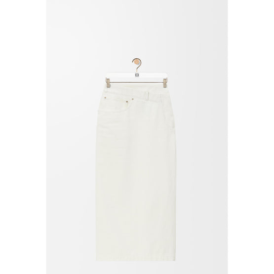 [STAFF ONLY] DECONSTRUCTED SKIRT_COTON_WHITE