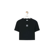 CROPPED TOP_COTTON/ELASTAN_BLACK