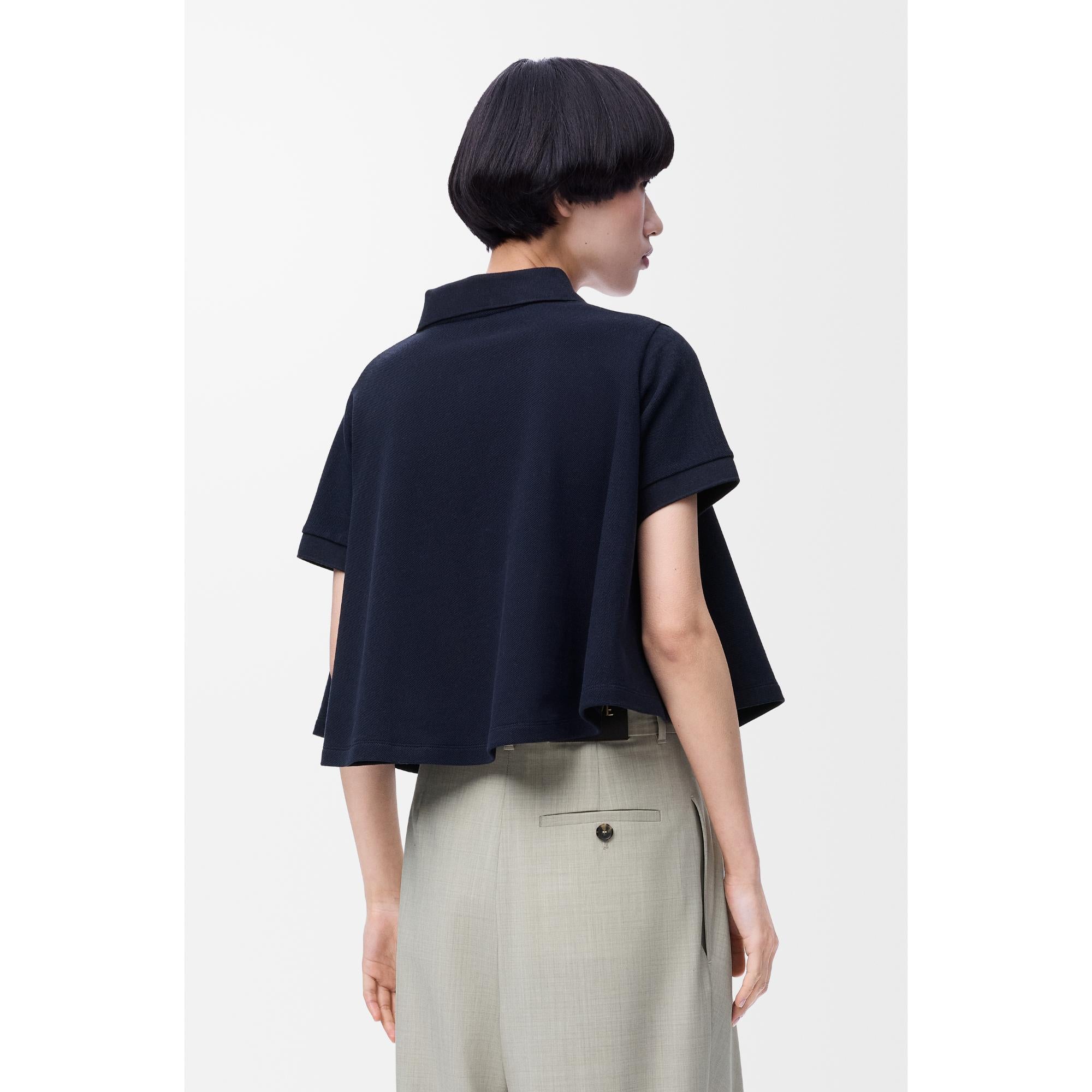 TRAPEZE POLO_COTTON_DARK NAVY