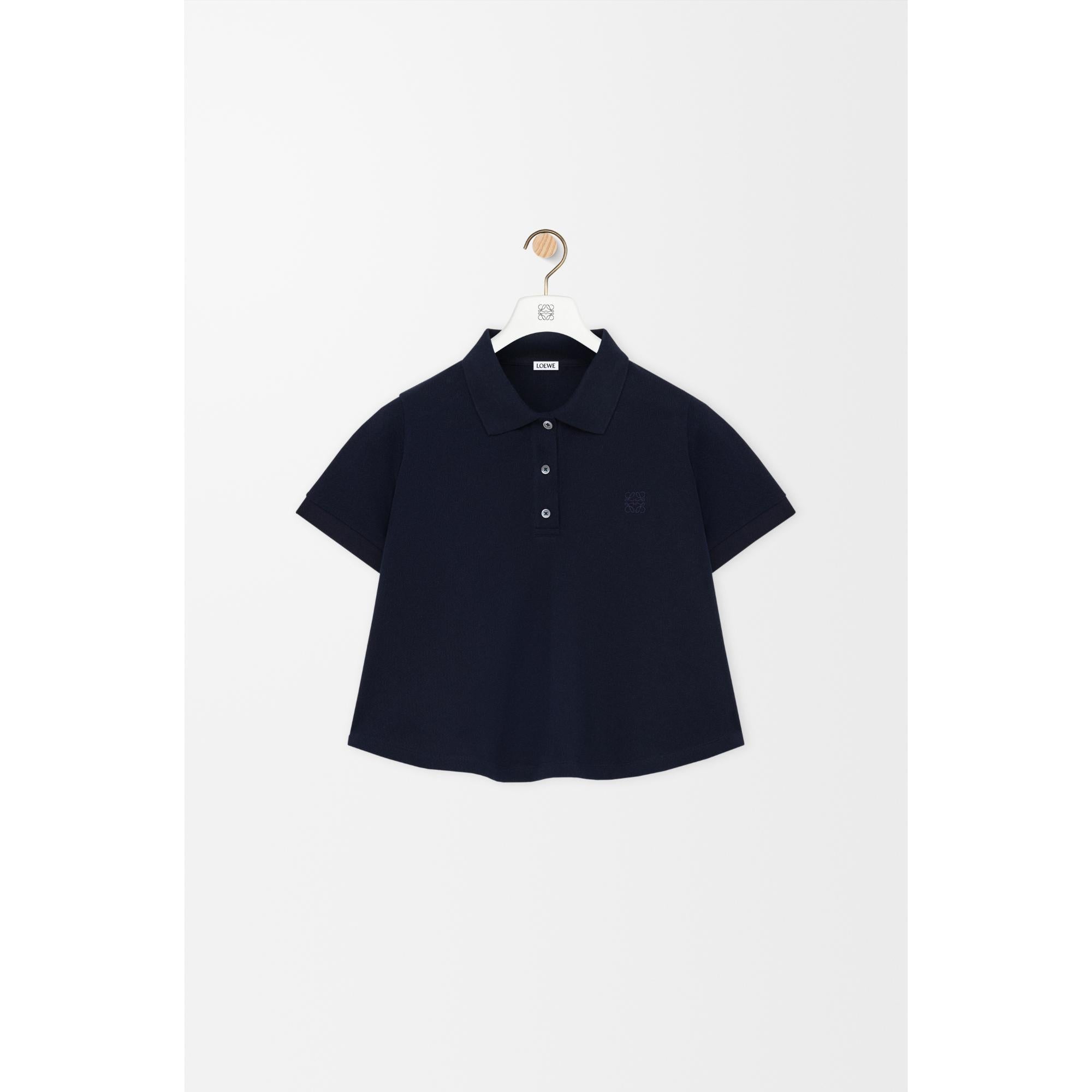 TRAPEZE POLO_COTTON_DARK NAVY