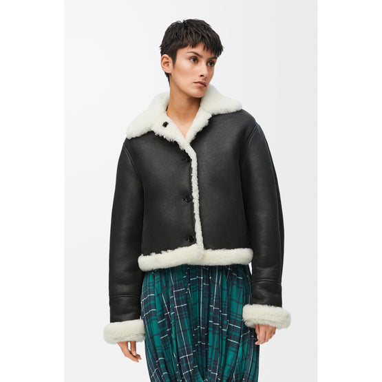[STAFF ONLY] JACKET_SHEARLING_BLACK/WHITE